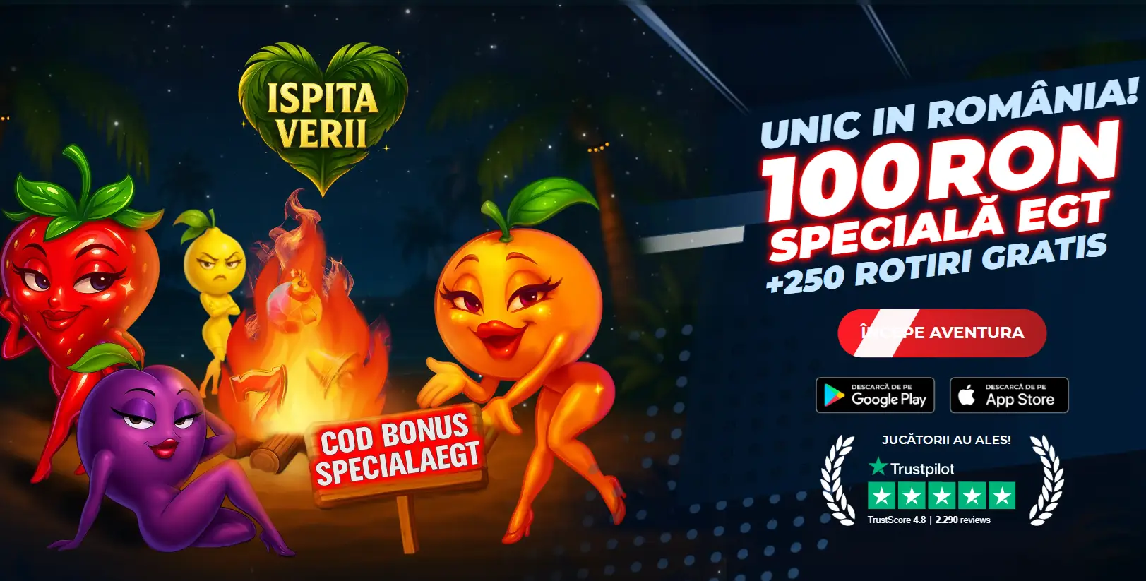 NetBet ofera 250 Rotiri Gratuite fara depunere, dar si o speciala de 100 RON