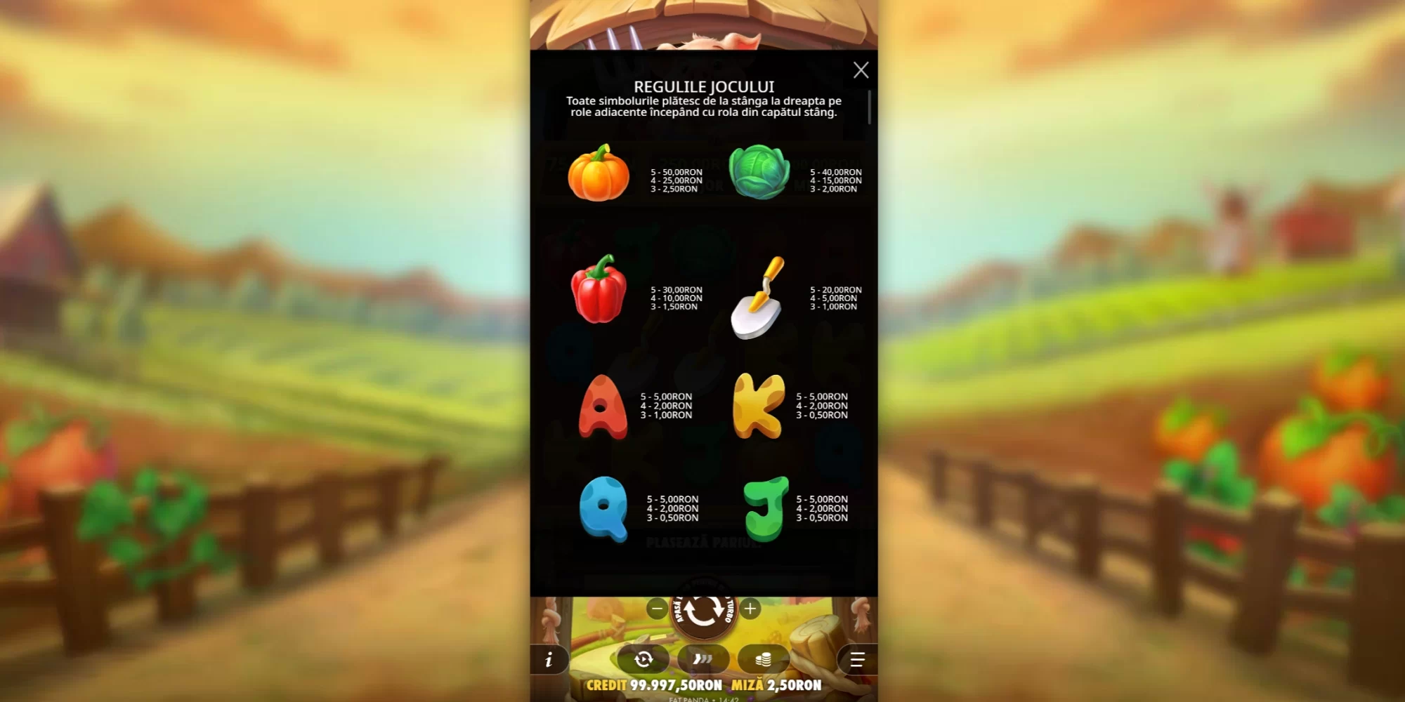 Pig Farm Gratis Online Simboluri