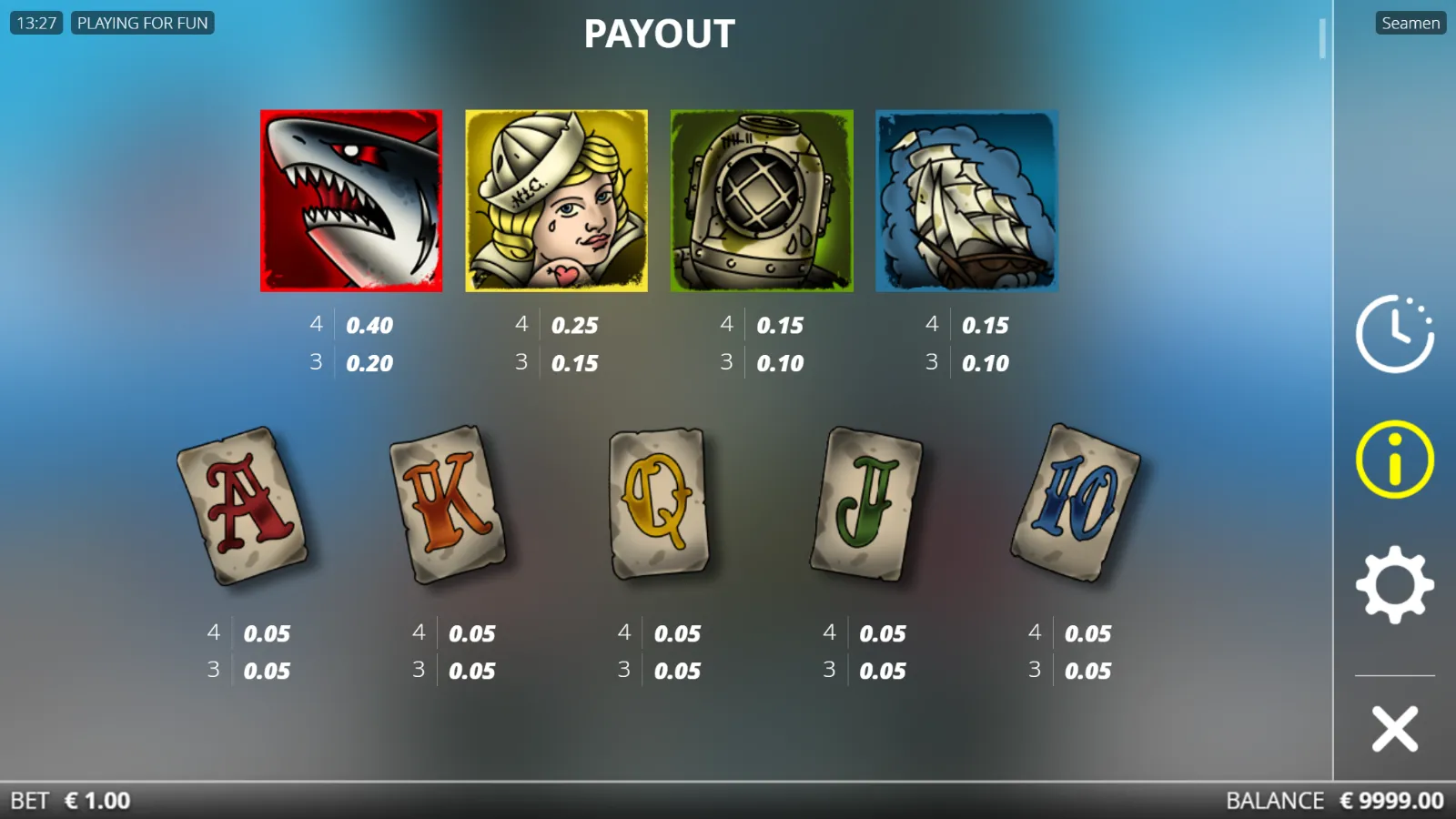 Seamen Gratis Simboluri