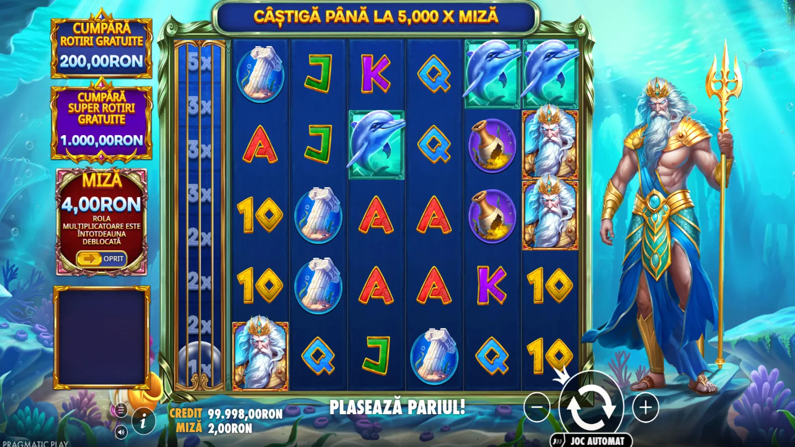Waves of Poseidon Gratis GamePlay