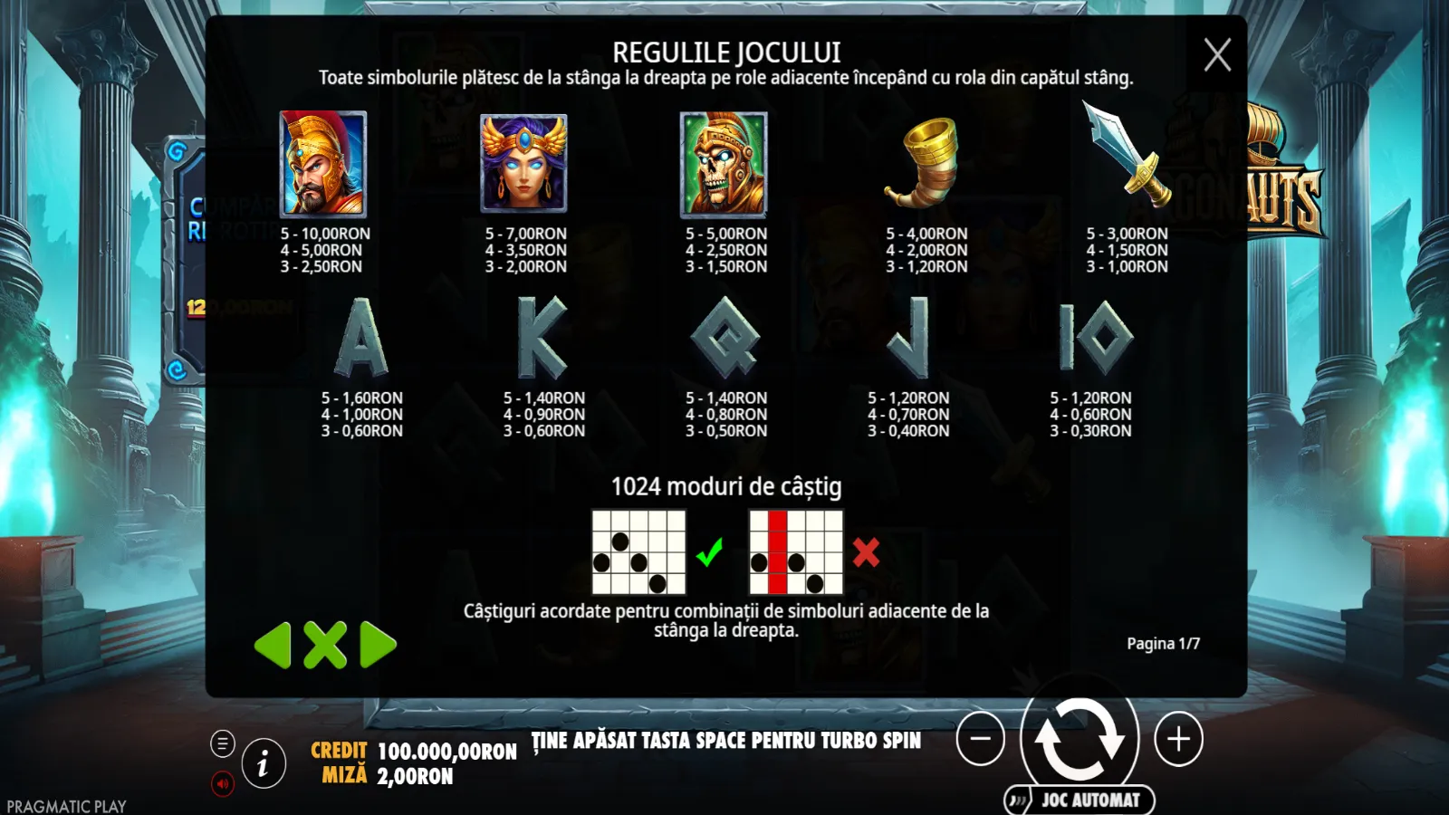 Argonauts Gratis Simboluri