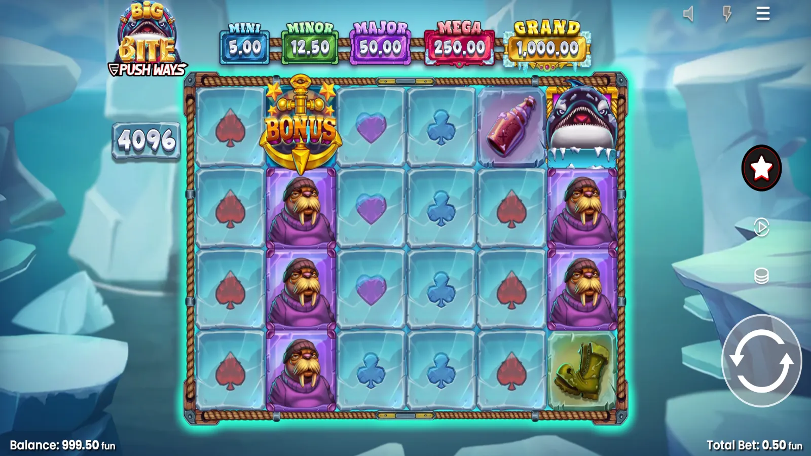 Big Bite Push Ways Gratis GamePlay
