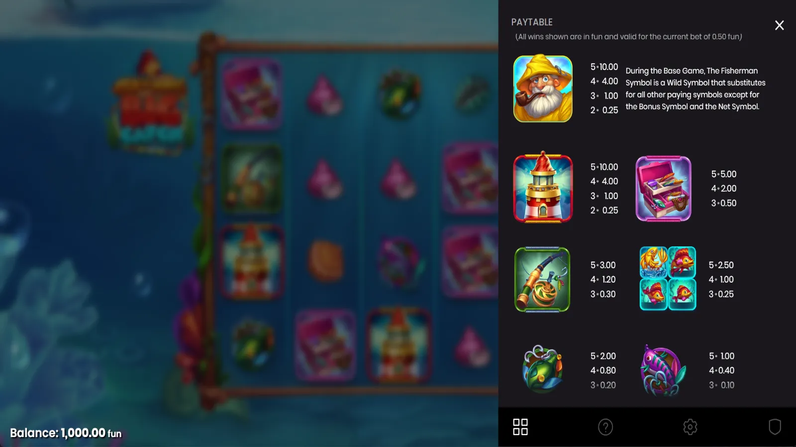 Fish n Nudge Big Catch Gratis Simboluri