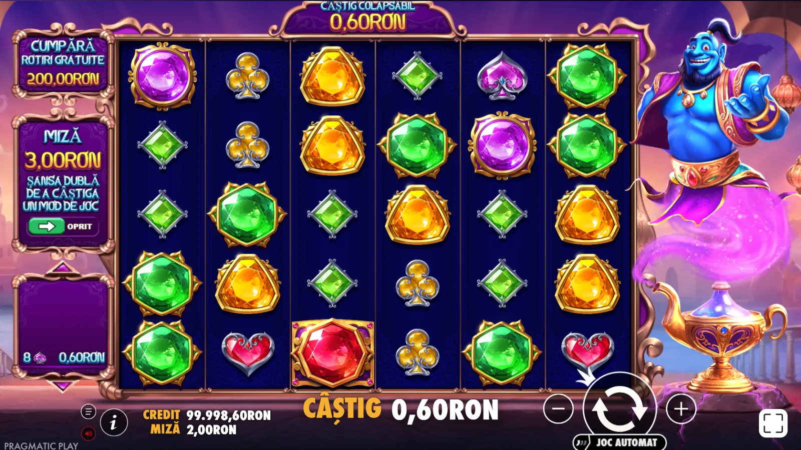 Genie's Gem Bonanza Demo GamePlay