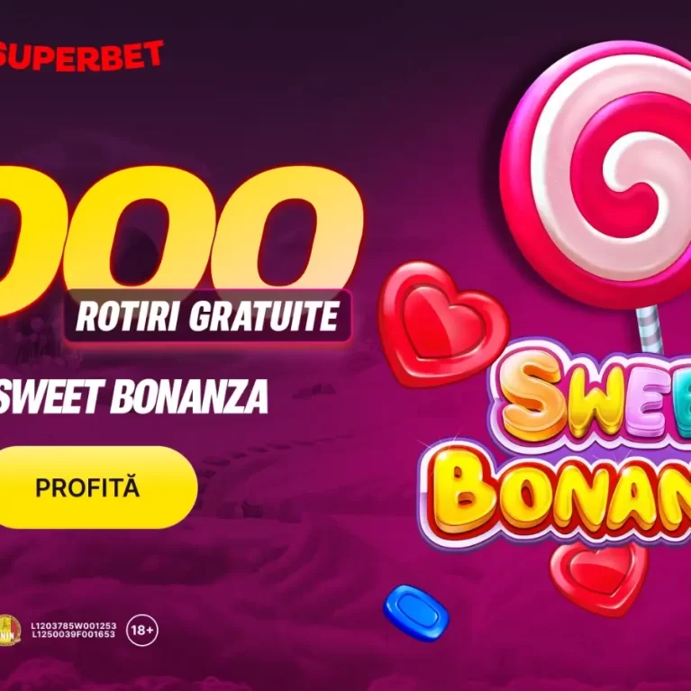 Între 16 și 18 septembrie poți încasa 1000 Rotiri Gratuite fără depunere la Superbet
