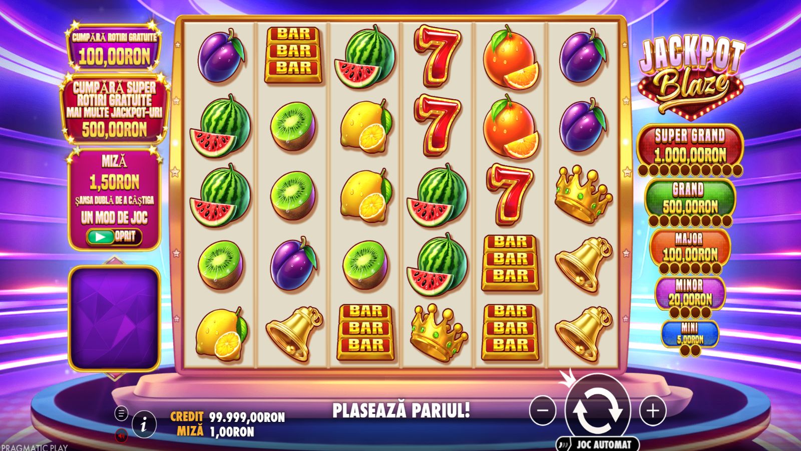 Jackpot Blaze Gratis GamePlay