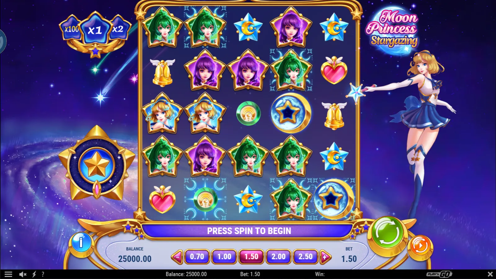 Moon Princess Stargazing Gratis GamePlay