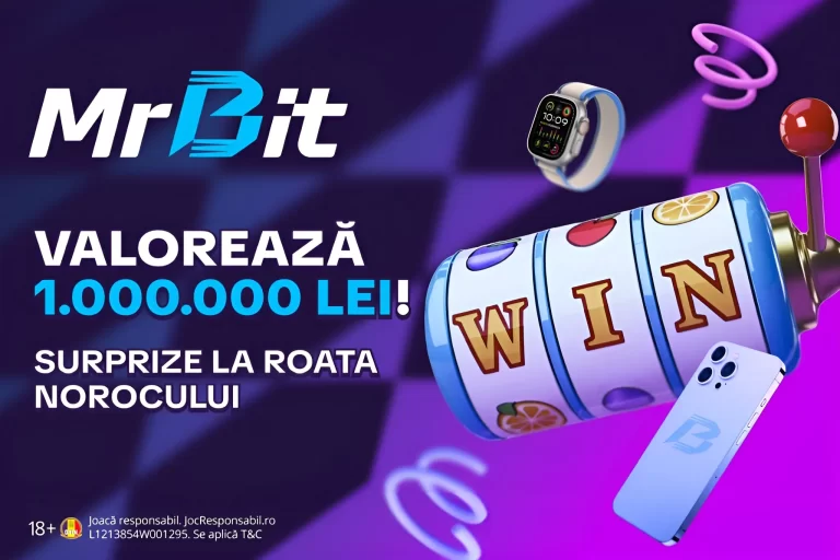Mr Bit serbează 4 ani de activitate în România și pune la bătaie premii de 1 milion de lei
