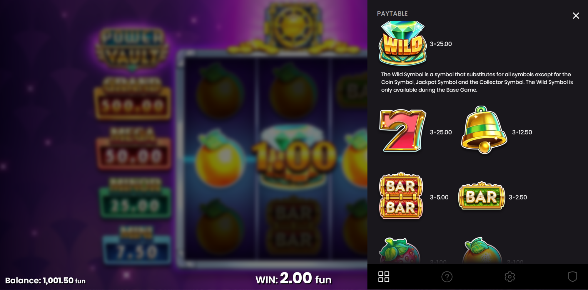 Power Vault Gratis Simboluri