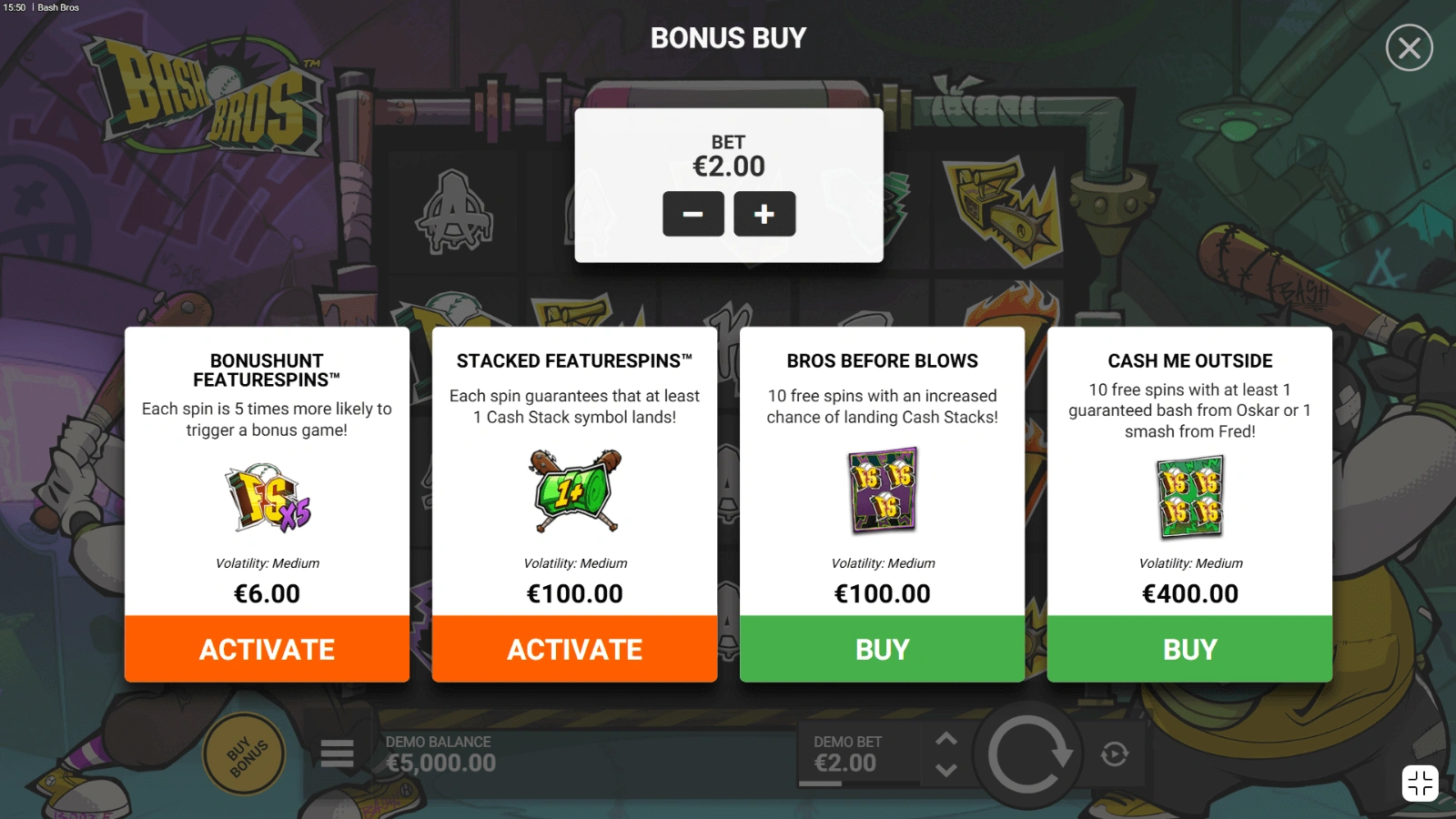 Bash Bros Buy Bonus