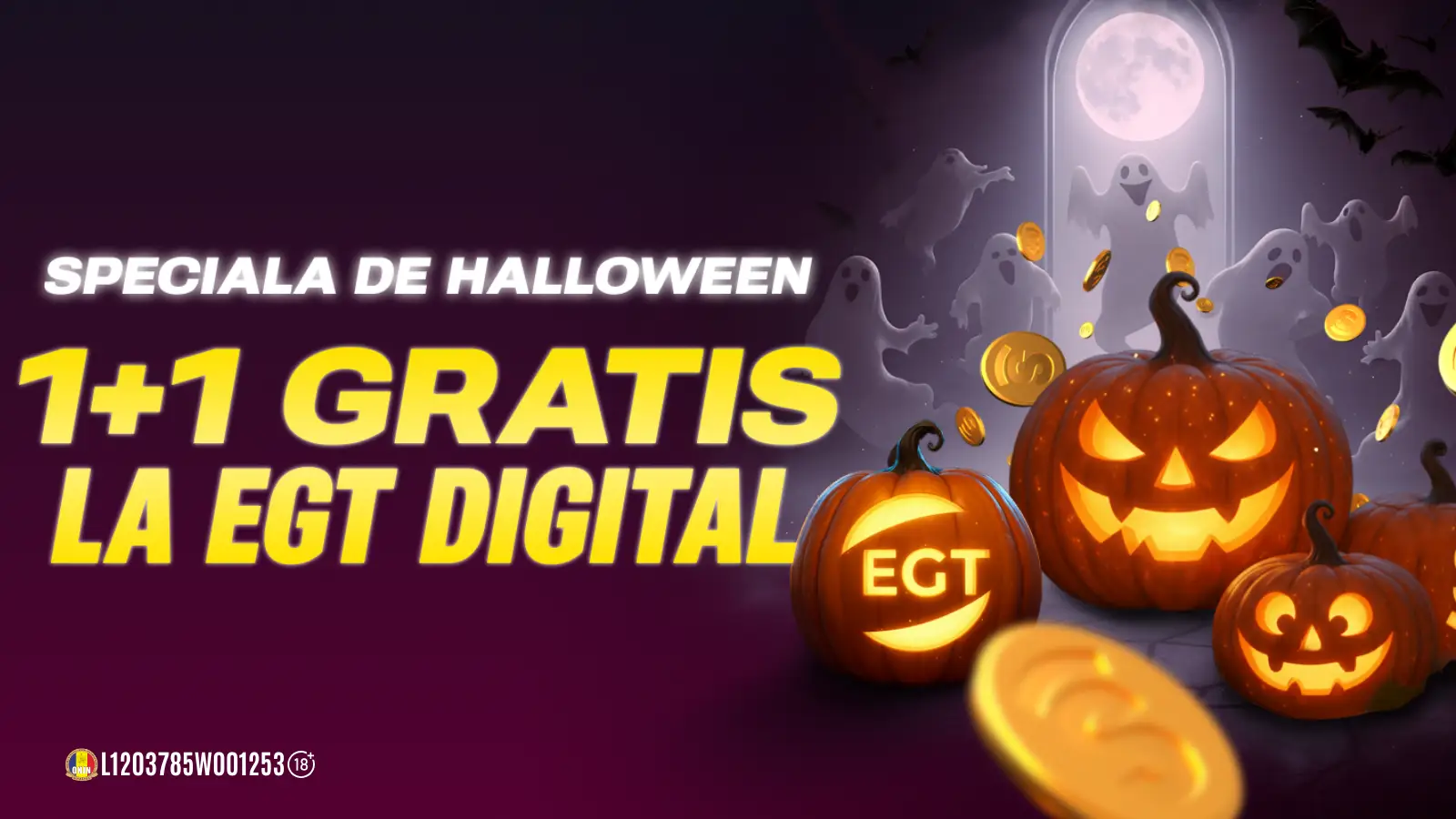 Bonus de Halloween la Superbet - Speciala gratuita la EGT Digital