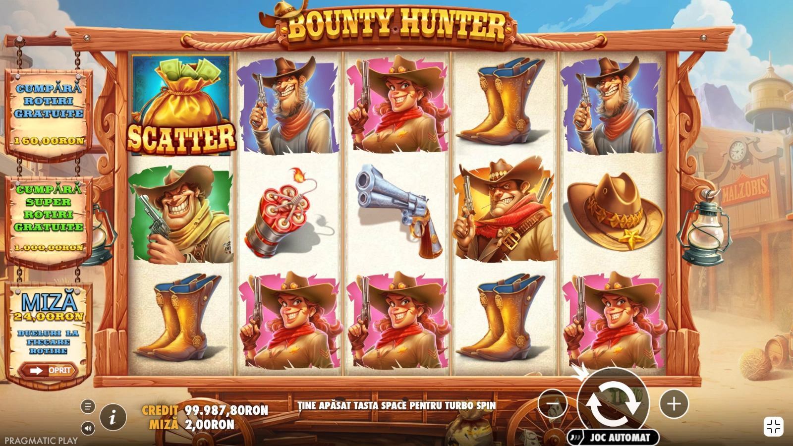 Bounty Hunter pacanele