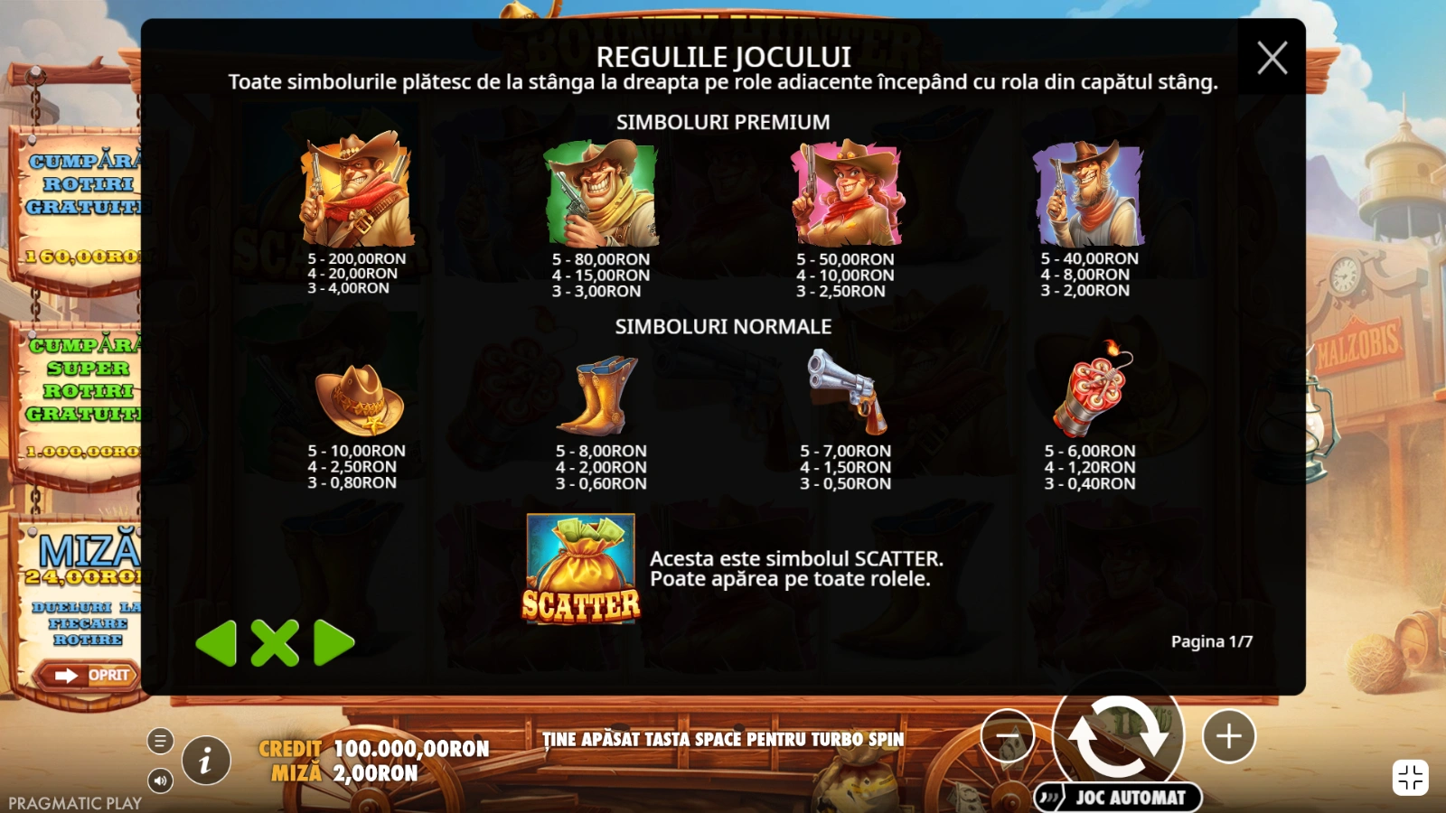 Bounty Hunter simboluri