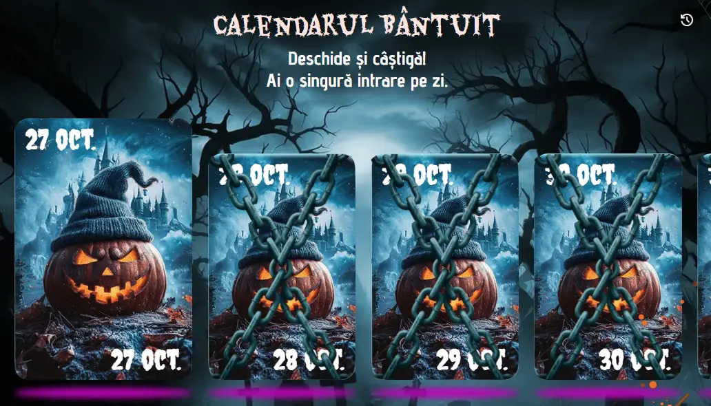 Calendarul Bantuit de la WinBet