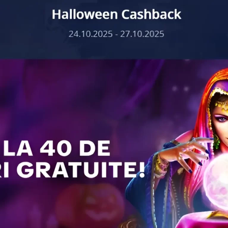 De Halloween poți câștiga până la 40 Rotiri Gratuite pe 4 RON la Mr Bit