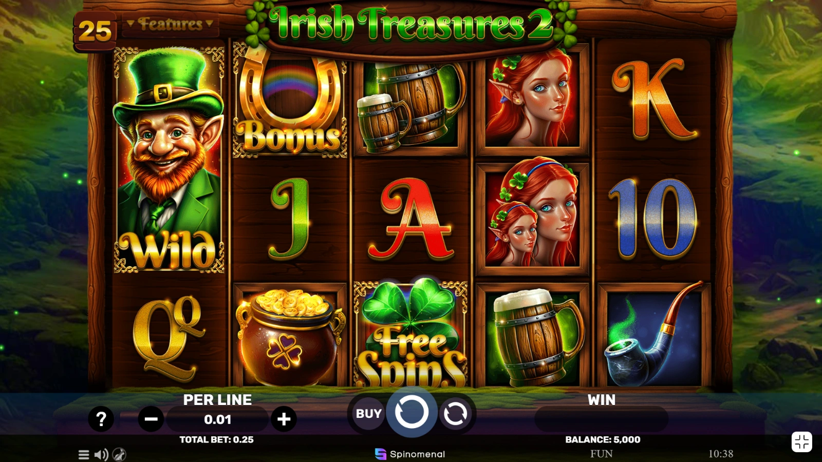 Irish Treasure 2 Pacanele