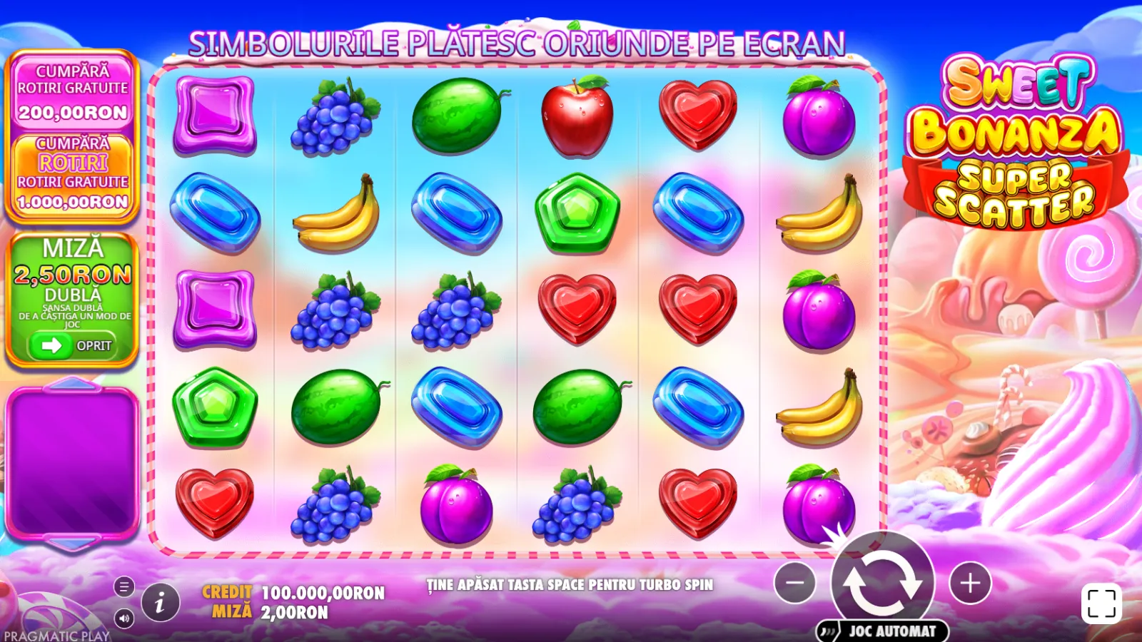 Sweet Bonanza Super Scatter Demo GamePlay