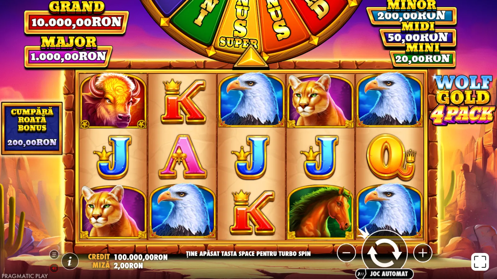 Wolf Gold 4 Pack Demo GamePlay
