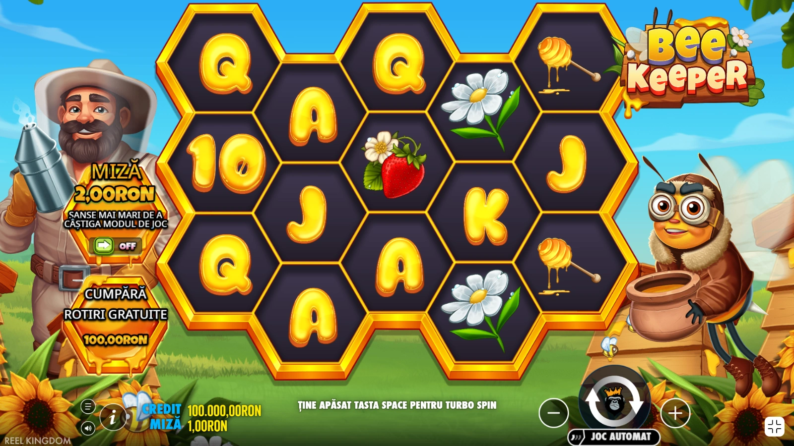 Bee Keeper Interfata joc