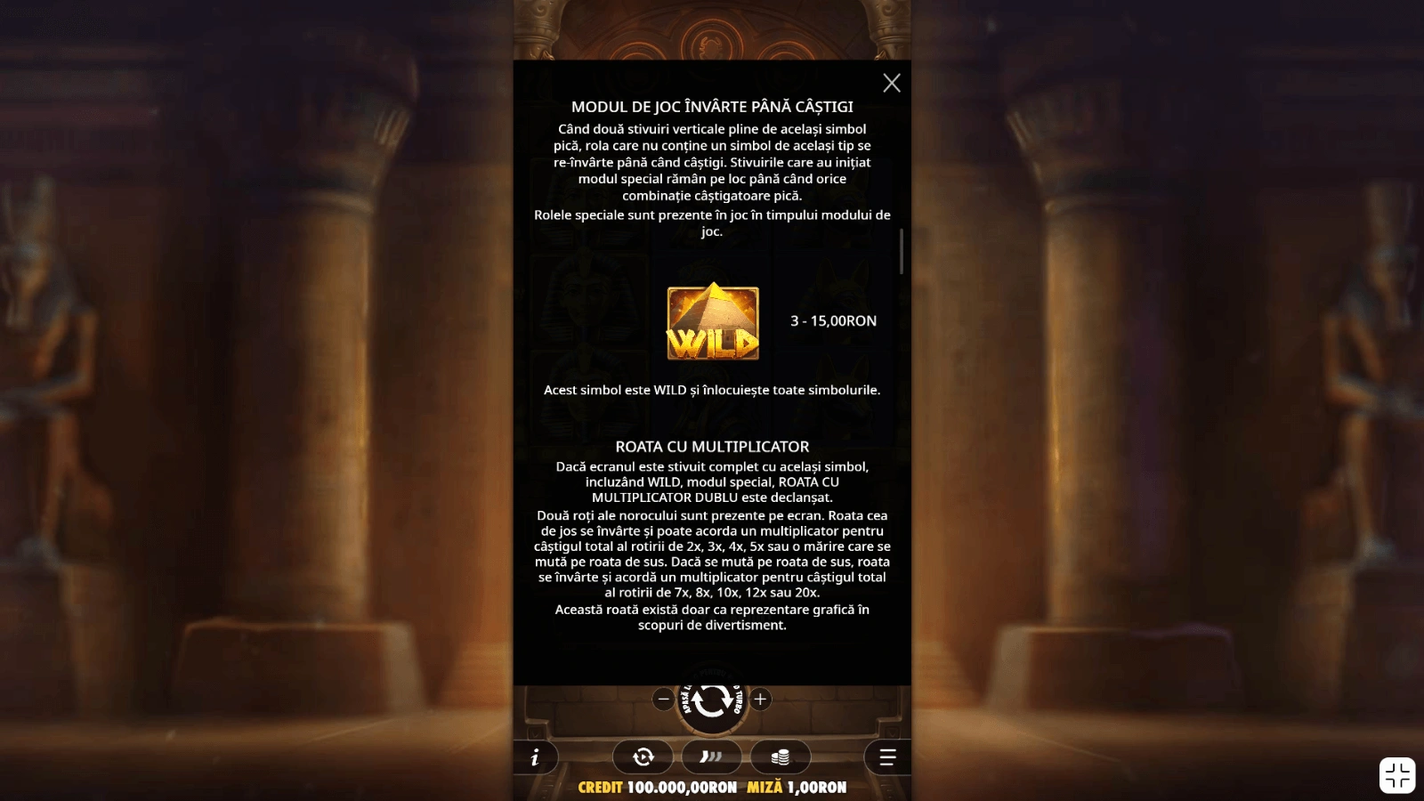 Code of Cairo Caracteristici Bonus