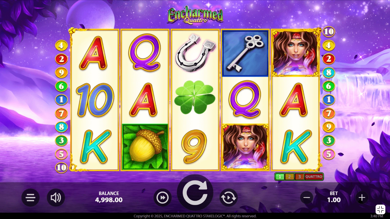 Encharmed Quattro Interfata joc