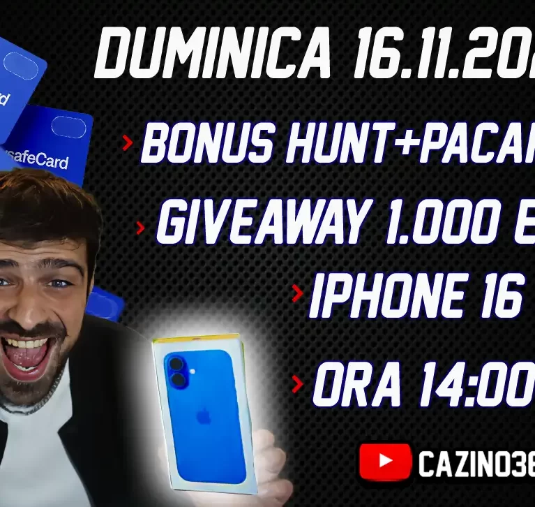 Giveaway Cazino365 – iPhone plus alte surprize!