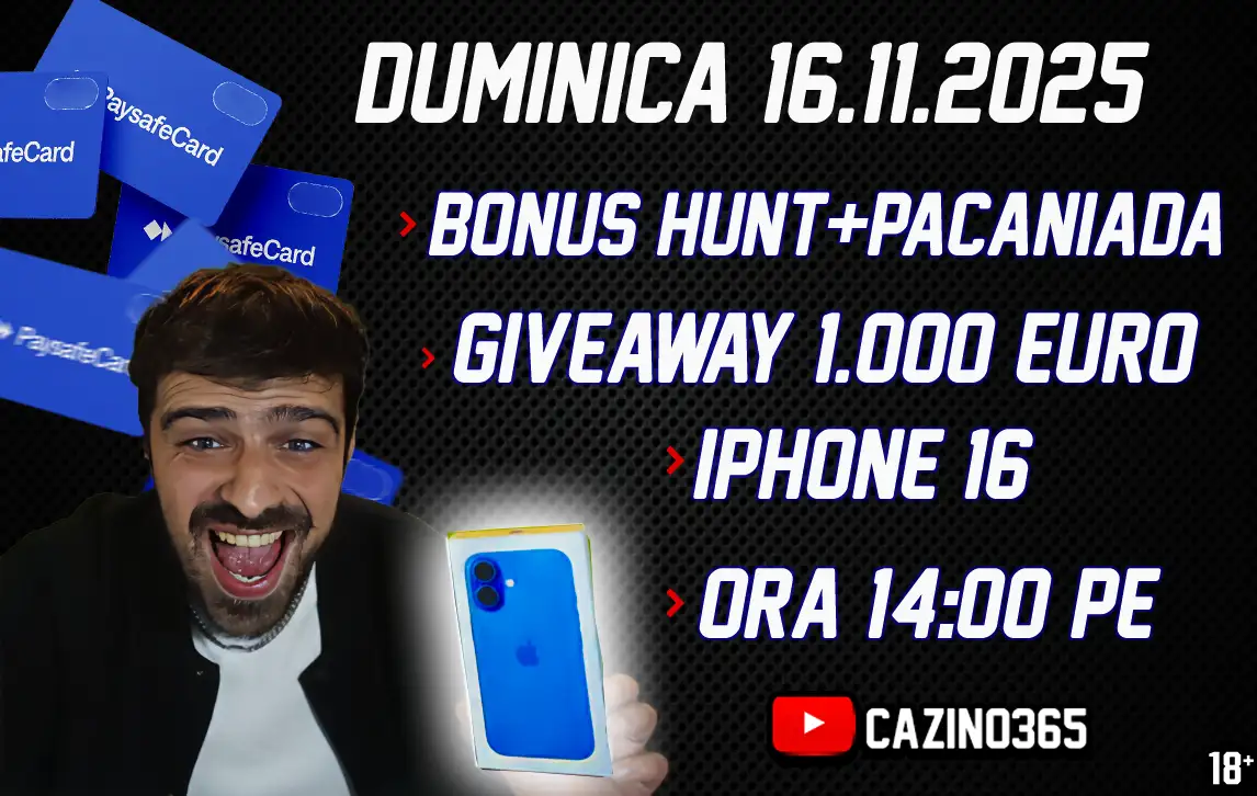 Giveaway Cazino365 – iPhone plus alte surprize!