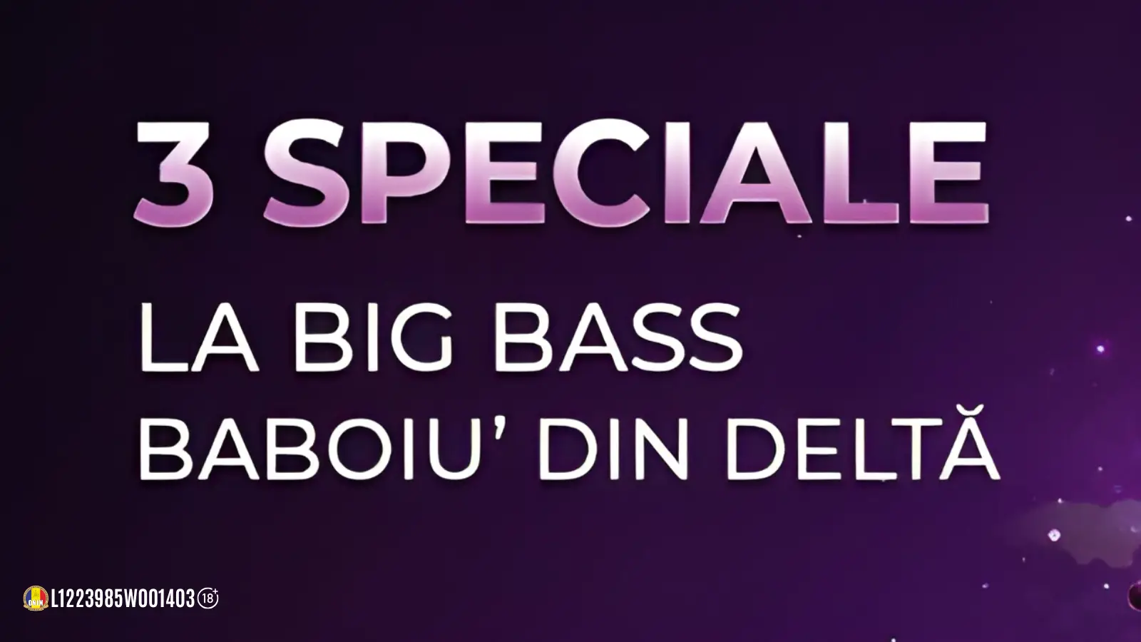 La Player, in zilele de joi poti activa 3 speciale gratuite la Big Bass Baboiu' din Delta