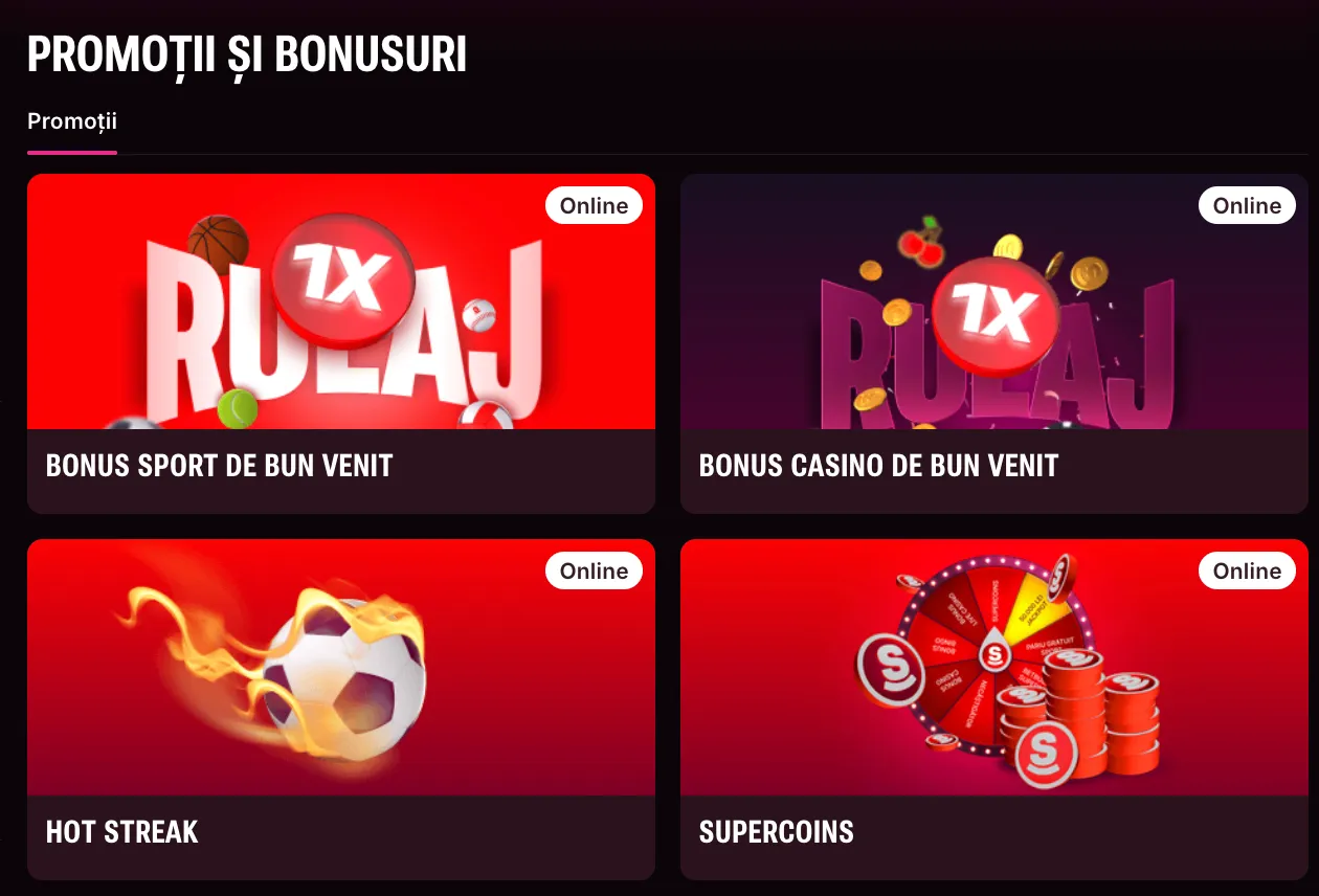 Promoții și bonusuri