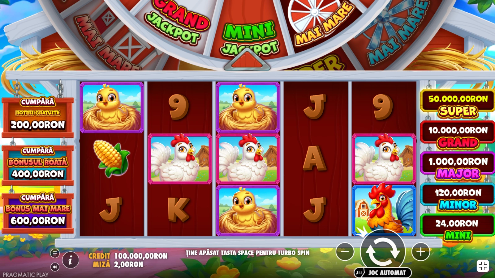 Bigger Barn House Bonanza pacanele online