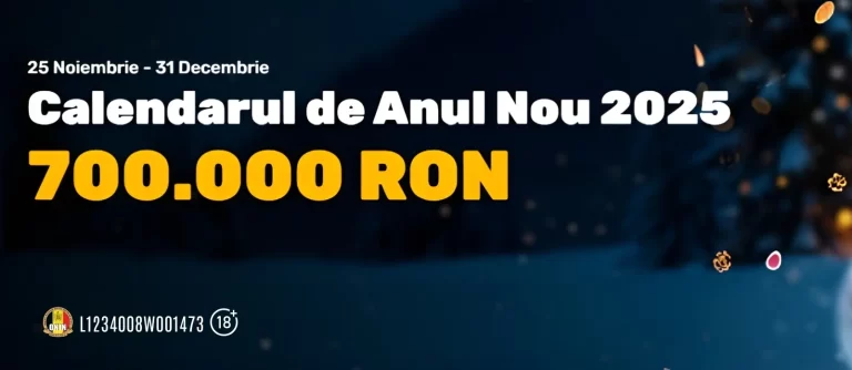 Înscrie-te la Calendarul de Anul Nou Prima Casino și câștigă o parte din fondul de 700.000 RON