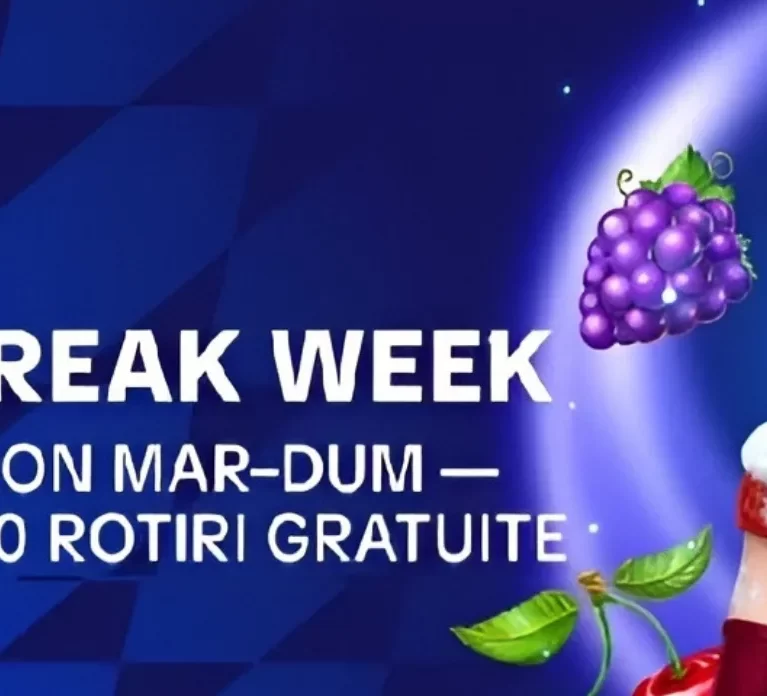 Joacă toată săptămâna la Mr Bit și luni primești 100 Rotiri Gratuite pe miza de 1 leu