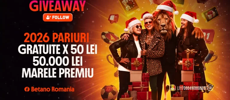 Noul giveaway de la Betano pune la bătaie 2026 de bonusuri săptămânale, plus marele premiu de 50.000 RON