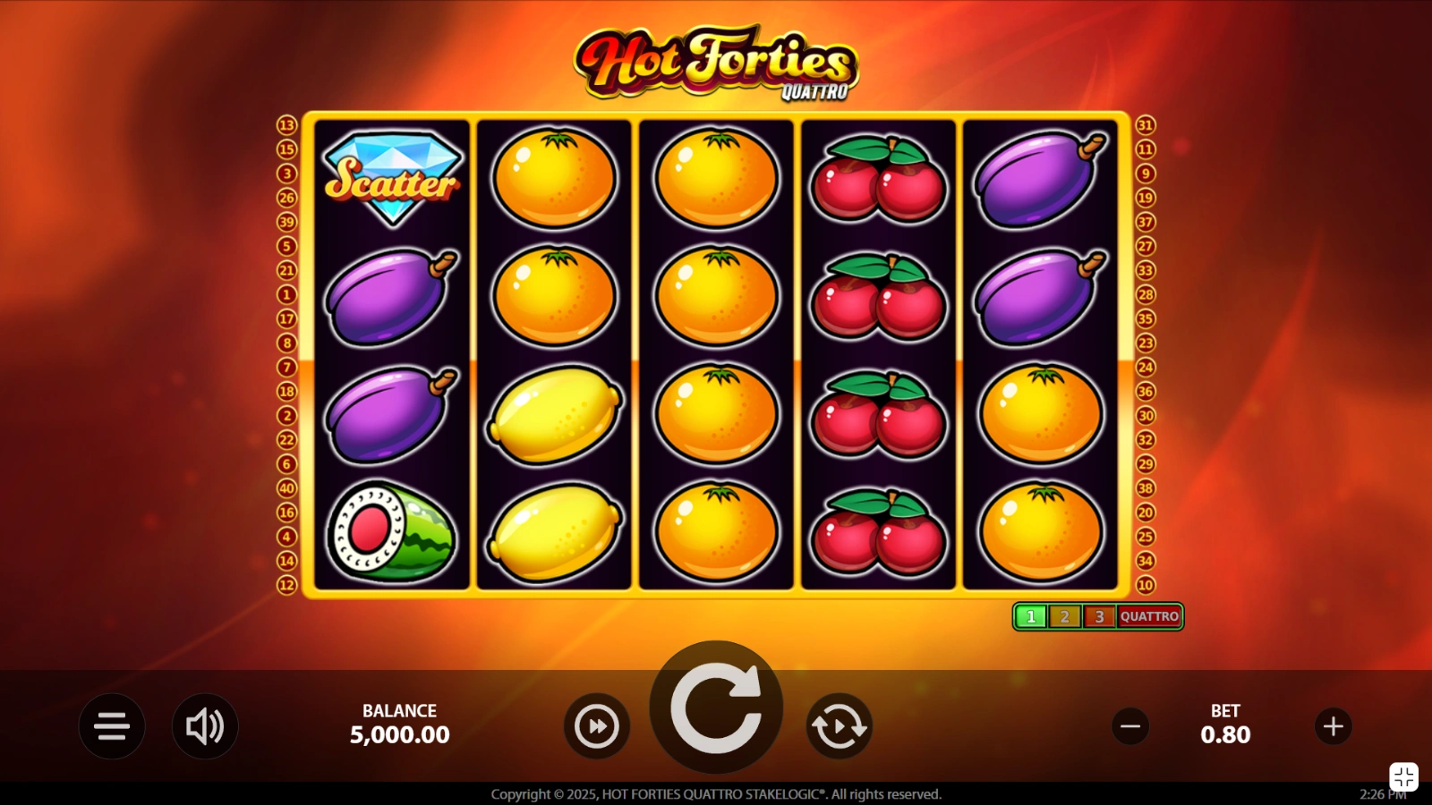 Pacanele online Hot Forties Quattro