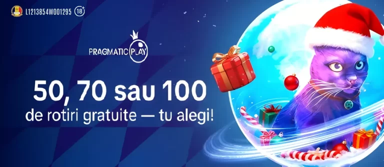 Până pe 28 decembrie poți activa zilnic până la 100 Rotiri Gratuite pe 2 RON la Mr Bit