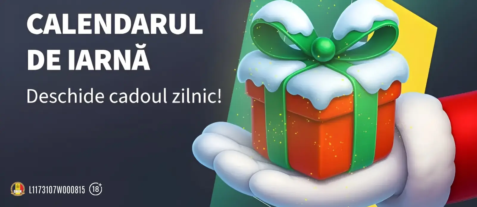 Revendica bonusuri in fiecare zi in Calendarul de Iarna GetsBet