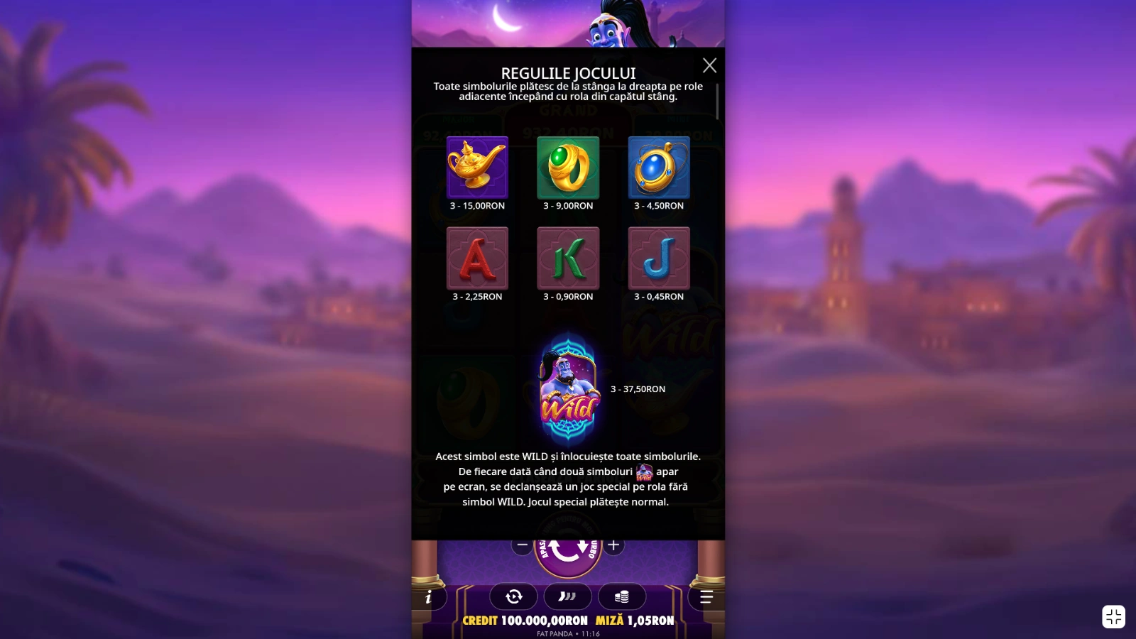 Simboluri si plati in Mystic Wishes