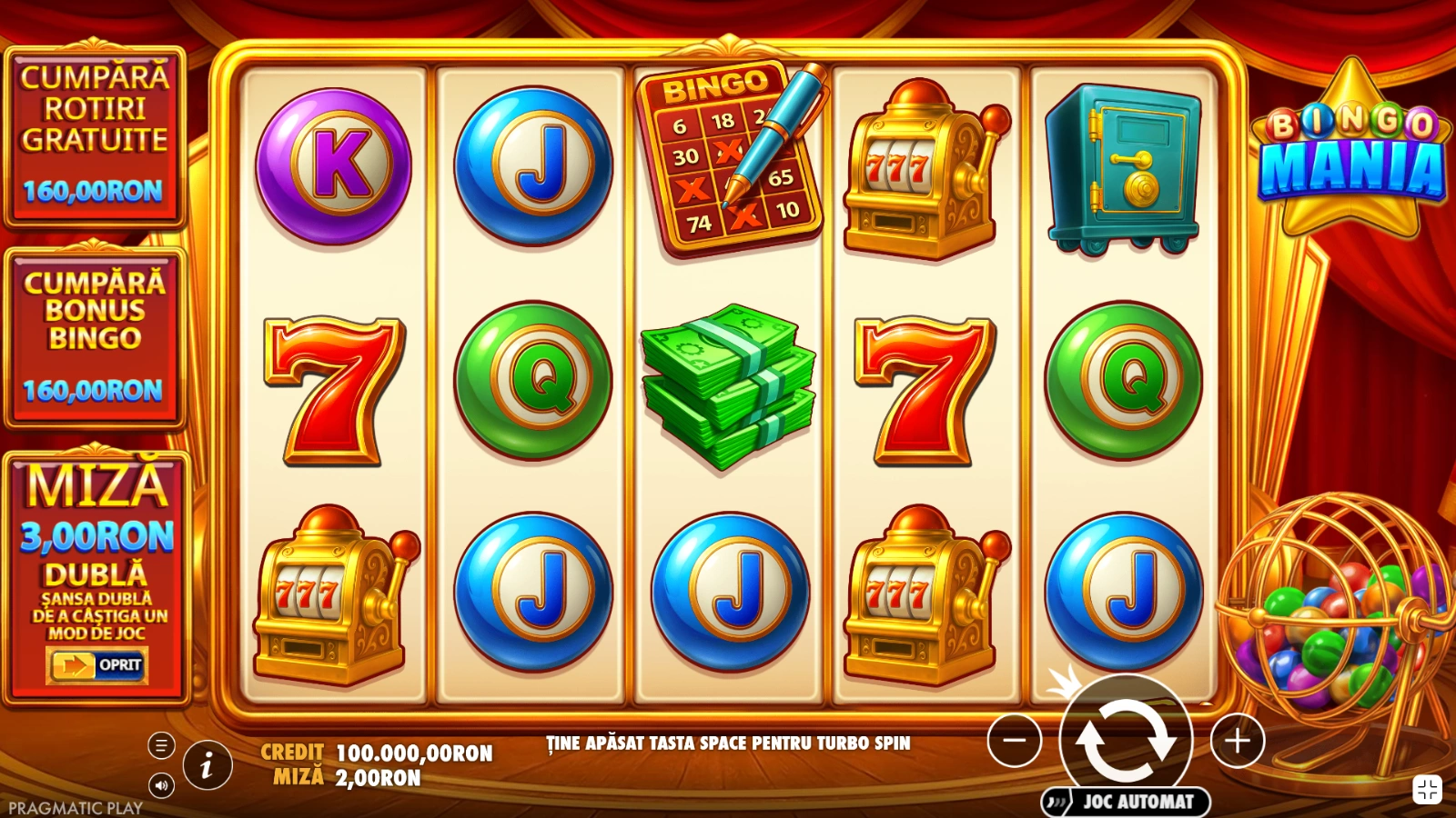 pacanele online Bingo Mania