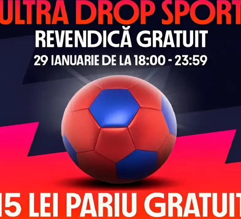 Doar astăzi, 29 ianuarie, poți beneficia de 15 RON bonus fără depunere la Betano