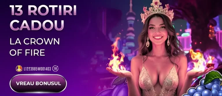 Între 13 și 17 ianuarie ai 13 Rotiri Gratuite fără depunere la Player și încă 50 la o depunere de minim 20 RON
