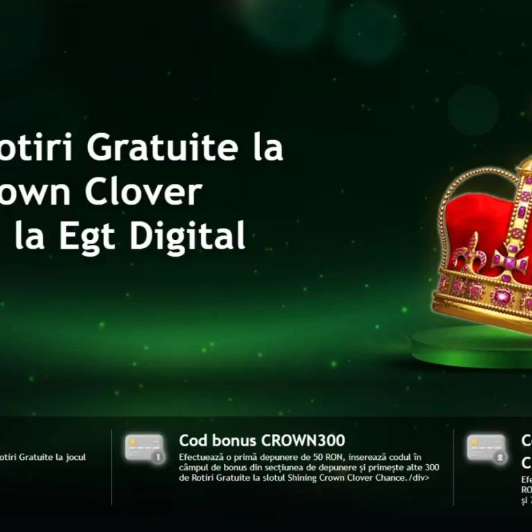 King Casino Bonus Fără Depunere – 400 Rotiri Gratuite la Shining Crown Clover Chance