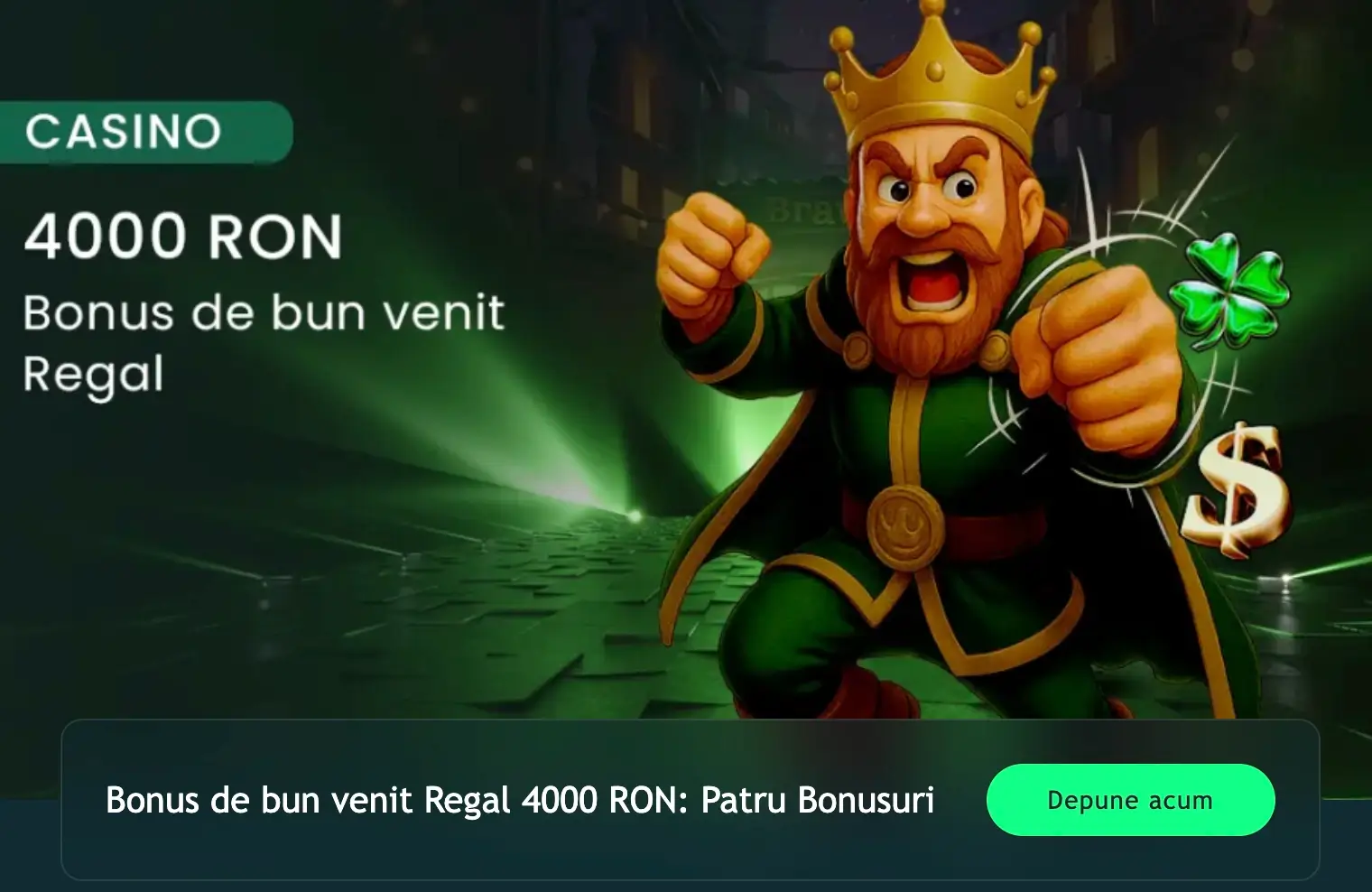 King Casino Bonus de Bun Venit