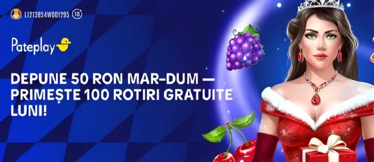 Oferta Spin Streak Week îți aduce 100 Rotiri Gratuite pe 1 RON la Mr Bit