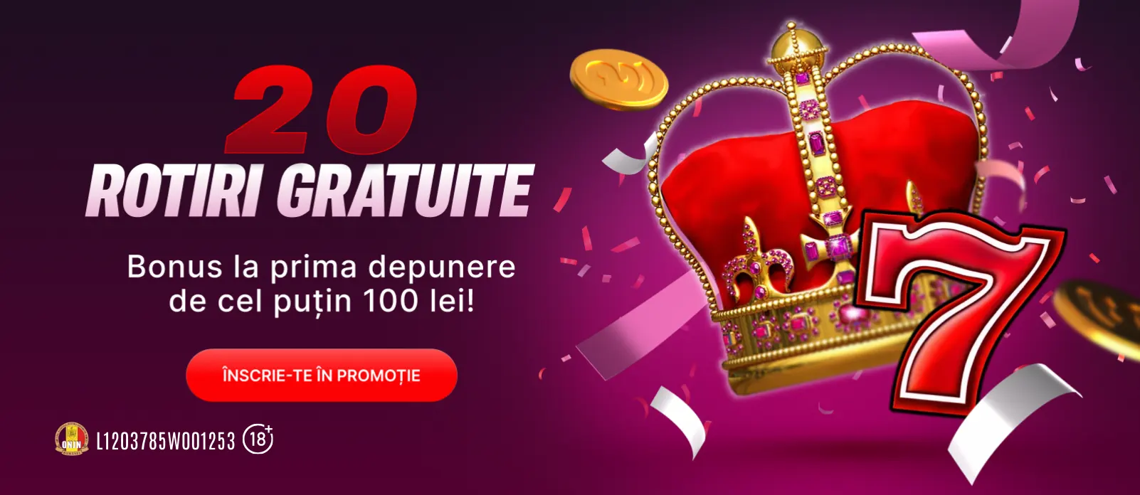 Pe 15 ianuarie ai ocazia sa incasezi 20 Rotiri Gratuite pe 1 leu la Superbet