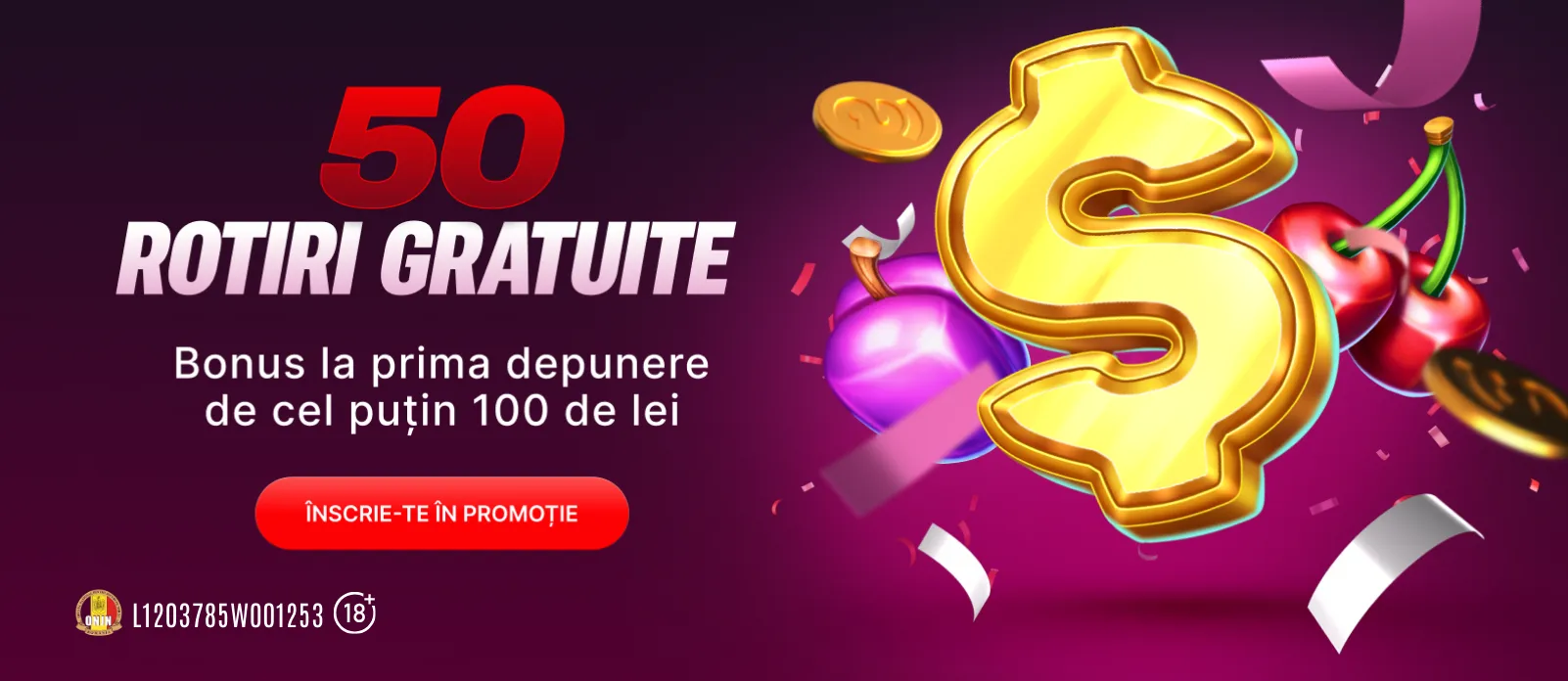 Pe 9 ianuarie poti incasa 50 Rotiri Gratuite fara rulaj la Superbet