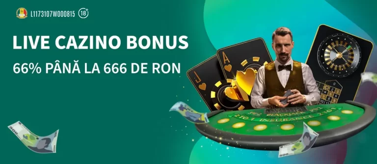 Prima depunere la ContiCazino îți aduce până la 666 RON bonus pentru live casino