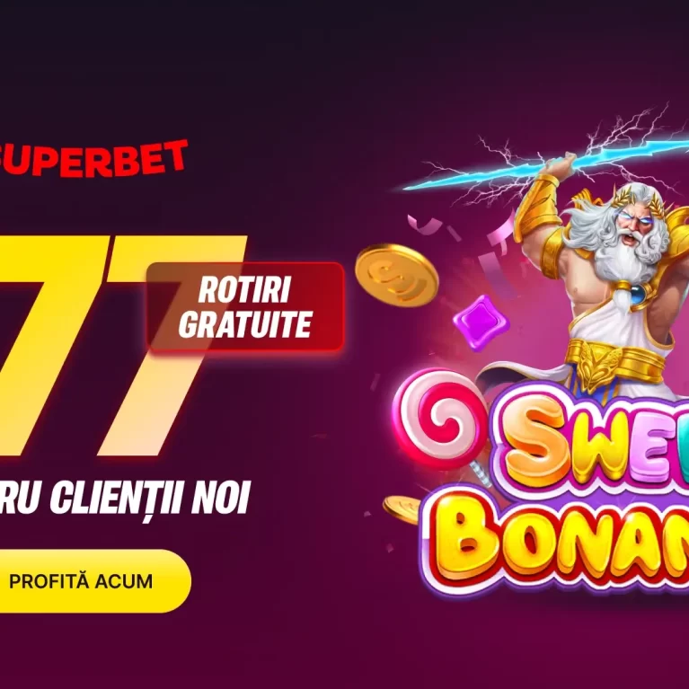 Superbet Bonus Fără Depunere – 777 Rotiri Gratuite la 2 jocuri marca Pragmatic Play