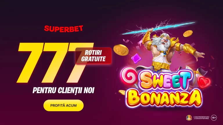 Superbet Bonus Fără Depunere – 777 Rotiri Gratuite la 2 jocuri marca Pragmatic Play