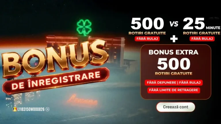 Winbet Bonus Fara Depunere – 500 Rotiri Gratuite Fără Rulaj