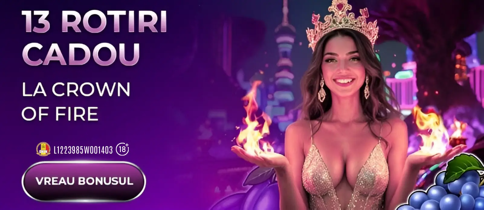 Intre 13 si 17 februarie poti activa 13 Rotiri Gratuite fara depunere la Player